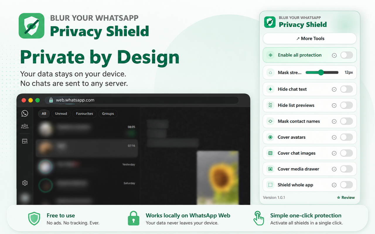 Blur Your WhatsApp Preview
